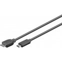 Goobay 67995 USB кабель USB 2.0 0,6 m Micro-USB B USB C Серый