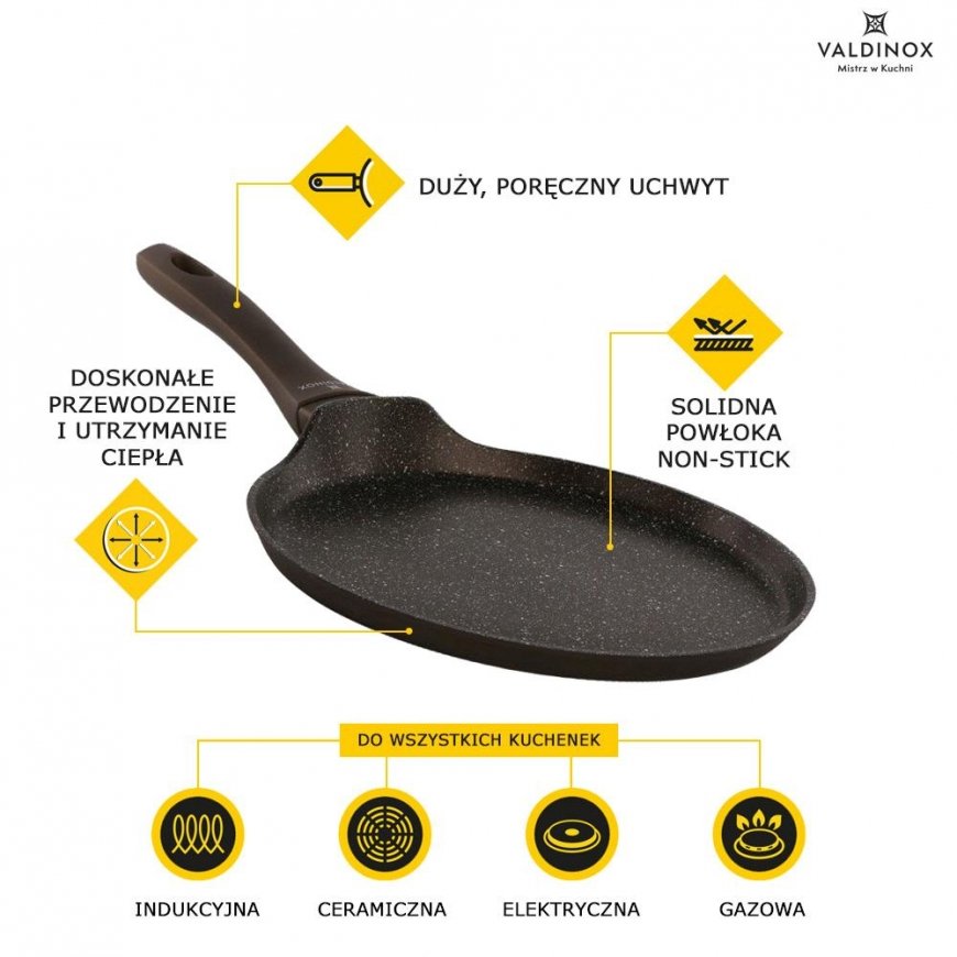 VALDINOX AURUM PANCAKE PAN 24CM – 5