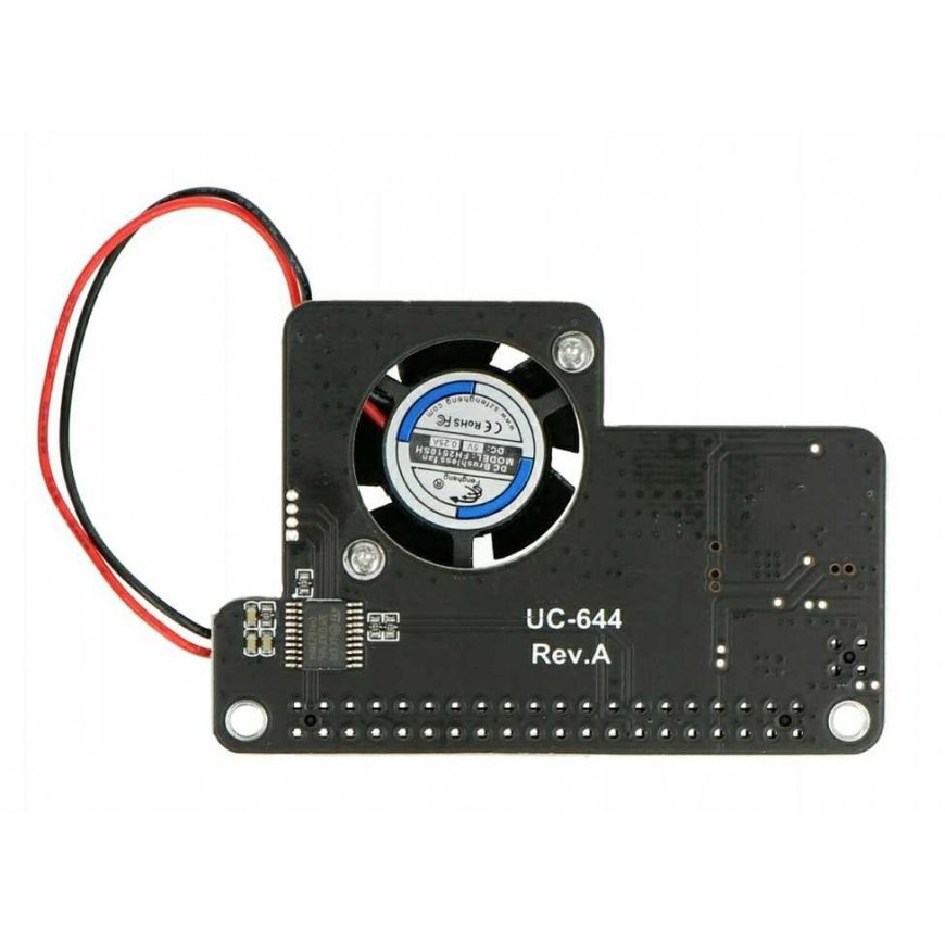 PoE Hat -virtamoduuli Raspberry Pi 4B / 3B + UCTRONICS U6110 – 5