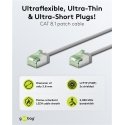 Goobay 74343 networking cable Grey 0.15 m Cat8.1 U/FTP (STP)