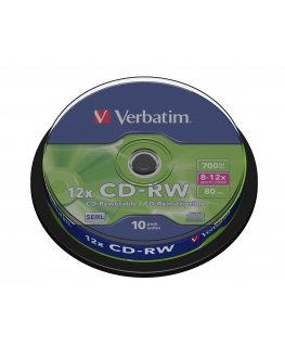 Verbatim CD-RW 12x 700 MB 10 pcs