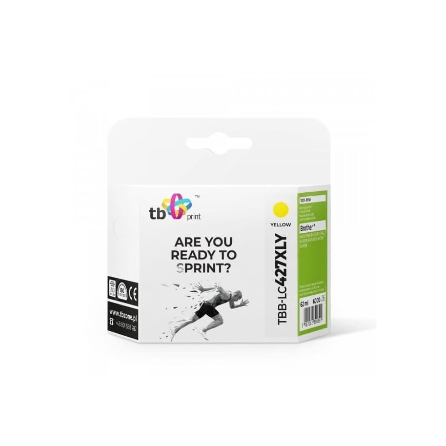 Ink for Brother MFC-J5955DW TBB-LC427XLY 100% new yellow – 2