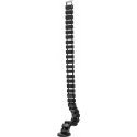 Deltaco Office cable collector, 4 gutters, black