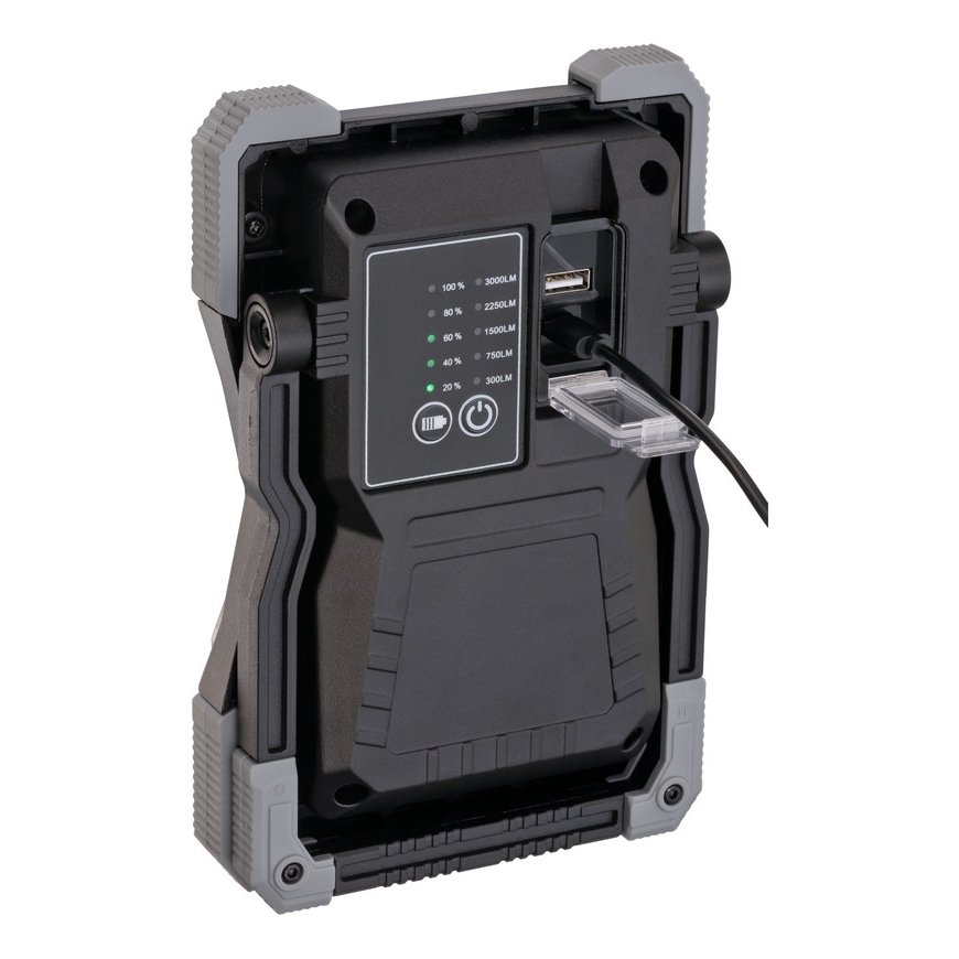 Brennenstuhl Rufus Melns, Pelēks 30 W LED – 5