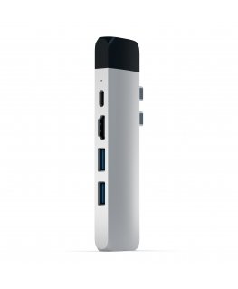 Satechi ST-TCPHES dokstacija USB 3.2 Gen 1 (3.1 Gen 1) Type-C Sudrabs