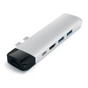 Satechi ST-TCPHES knyginių kompiuterių dokas / jungčių replikatorius USB 3.2 Gen 1 (3.1 Gen 1) Type-