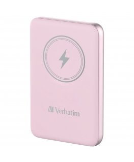 Verbatim Charge 'n' Go Litija polimērs (LiPo) 10000 mAh Bezvadu lādēšana Rozā