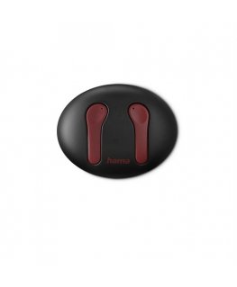 Hama Spirit Unchained Laisvų rankų įranga True Wireless Stereo (TWS) Įkišamos į ausį Muzika Bluetooth Juoda, Raudona