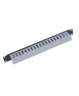 Triton 19" panel 1U with cable trunking single
