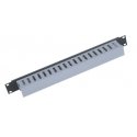 Triton 19" panel 1U with cable trunking single Triton 19" panel 1U with cable trunking single