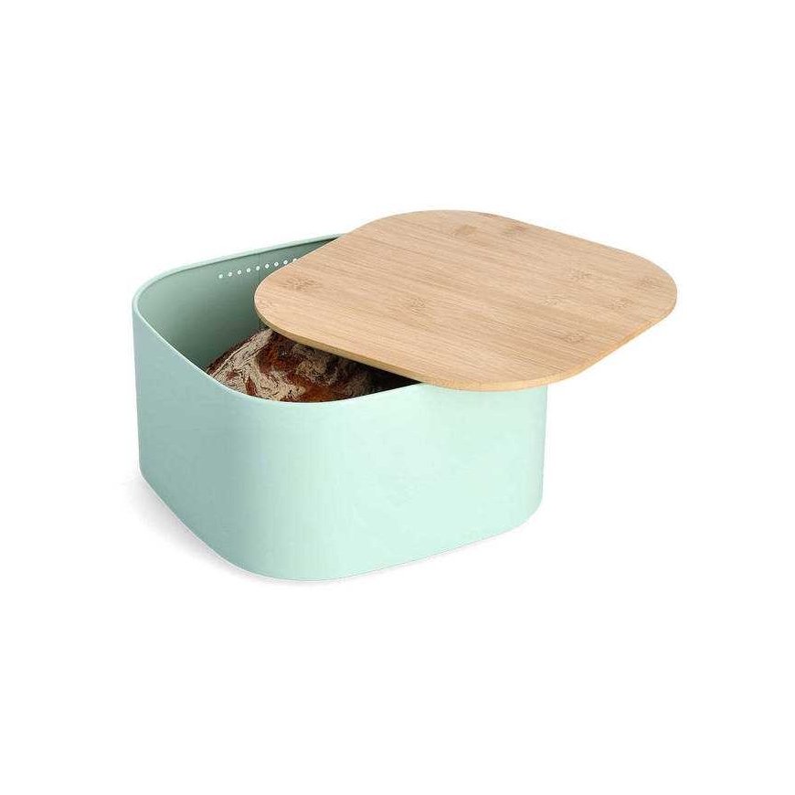 Zeller Bamboo Metal Bread Pan with Bamboo Lid, 26.5 cm – 2