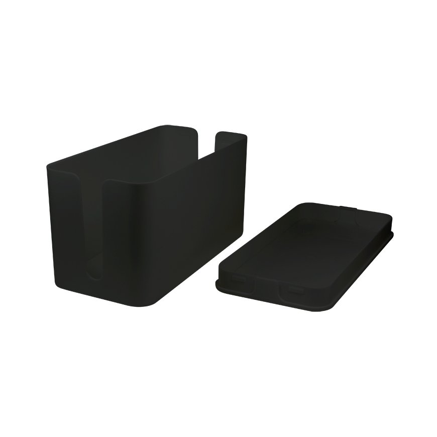 LogiLink KAB0060 cable organizer Cable box Black 1 pc(s) – 3