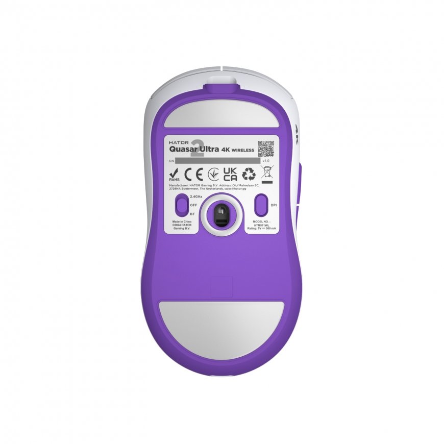 HATOR Quasar 2 Ultra 4K Wireless pele Mājas Labā roka RF Wireless + Bluetooth + USB Type-A Optisks 2 – 4