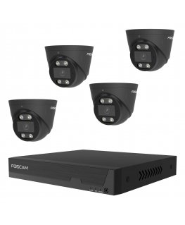 Foscam FN9108E-T4-2T BLACK video surveillance kit Wired 8 channels
