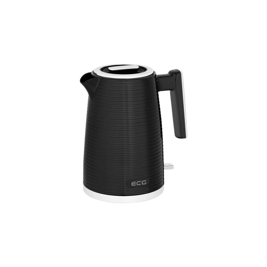 ECG RK 1751 Stripe electric kettle 1.7 L 2200 W Black