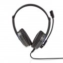 Nedis GHST200BK kuulokkeet ja kuulokemikrofoni Langallinen Pääpanta Pelaaminen musta