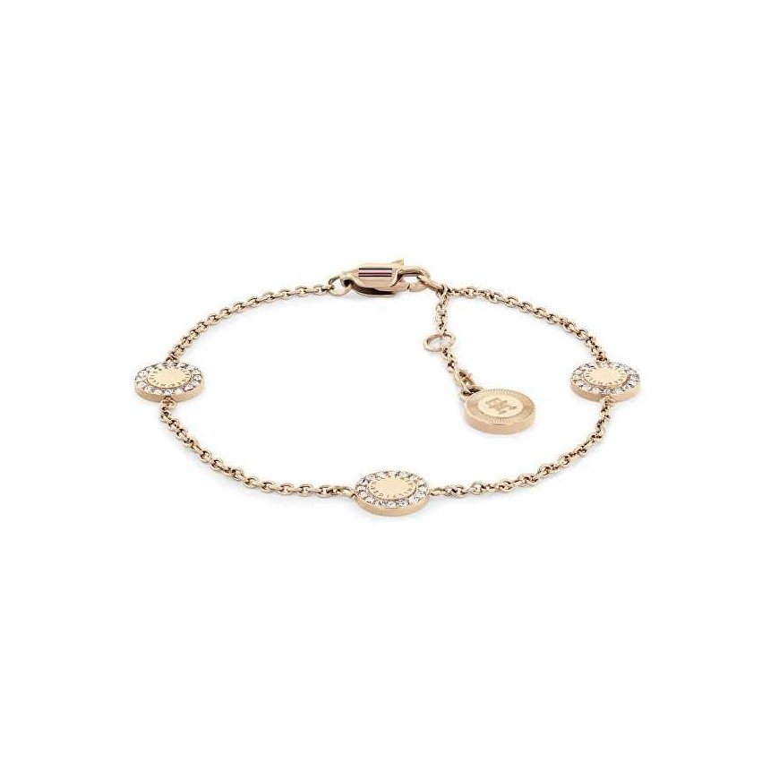 Tommy Hilfiger Mini Crystal Rose Gold Bracelet 2780906