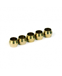 Micro Swiss spare 4mm brass compression gaskets - 5 pcs
