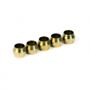 Micro Swiss vara 4mm messinkipuristustiivisteet - 5 kpl Micro Swiss vara 4mm messinkipuristustiivisteet - 5 kpl