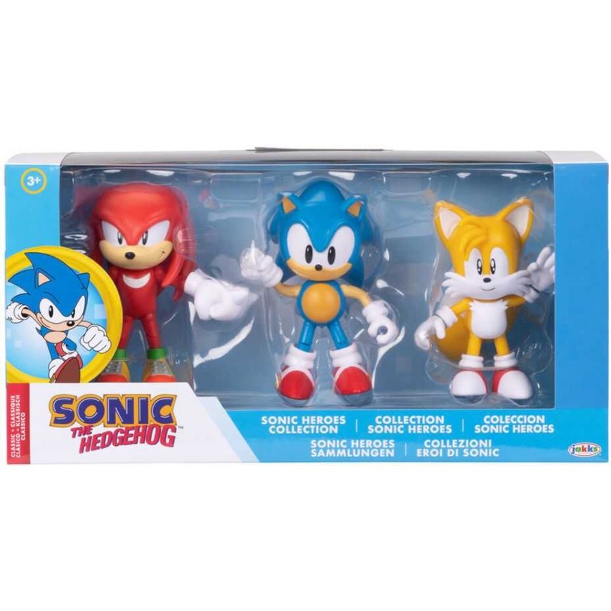 Jakks Pacific Sonic the Hedgehog Classic pack 3 figures 10cm