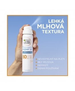 Garnier Apsauginė veido dulksna SPF 50 Ambre Solaire Super UV (apsauginė dulksna) 75 ml