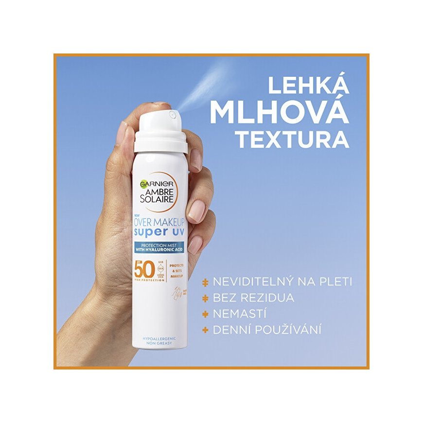Garnier Protective Face Mist SPF 50 Ambre Solaire Super UV (protective mist) 75 ml