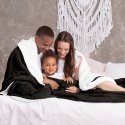 AmeliaHome Peitto SHLEEPY, 170X210 cm, väri: musta AmeliaHome Peitto SHLEEPY, 170X210 cm, väri: musta