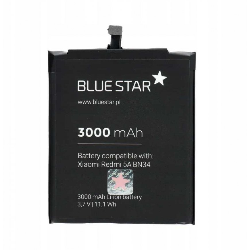 Battery Partner Tele.com Battery Xiaomi Redmi 5A (BN34) 3000 mAh Li-Ion Blue Star – 5