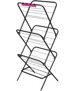 Kuivain Pysyvä kuivausrumpu V200 54 x 62 x 145 cm musta VELKEA