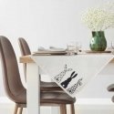 Eurofirany CHO/SPRING/Black/4 85X85 White+Black VELVET Eurofirany CHO/SPRING/Black/4 85X85 White+Black VELVET