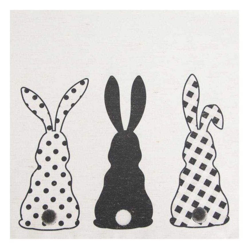 Eurofirany CHO/SPRING/Black/4 85X85 White+Black VELVET – 4