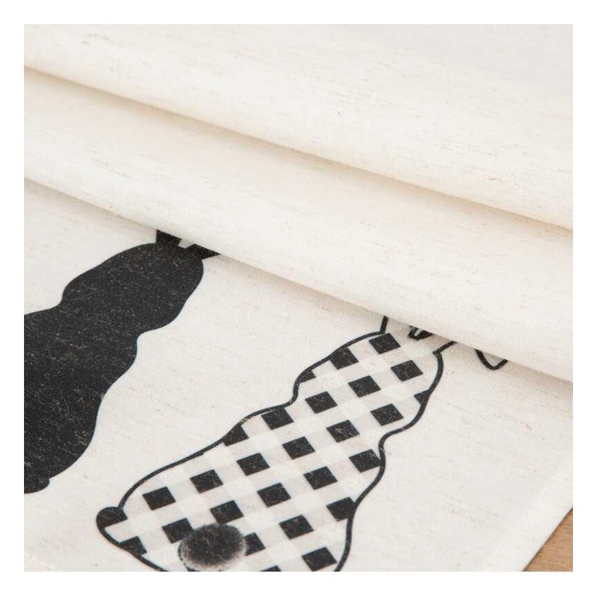 Eurofirany CHO/SPRING/Black/4 85X85 White+Black VELVET – 5