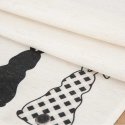 Eurofirany CHO/SPRING/Black/4 85X85 White+Black VELVET Eurofirany CHO/SPRING/Black/4 85X85 White+Black VELVET