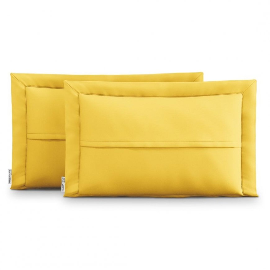 AmeliaHome Decorative pillowcase yellow 50x70 – 3