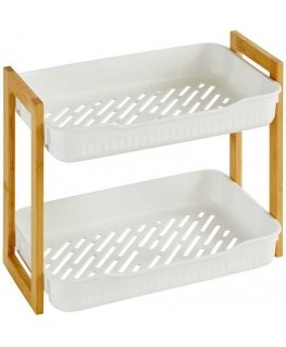 5five Simply Smart NATUREO standing shower organizer, 27 x 20.5 x 35 cm