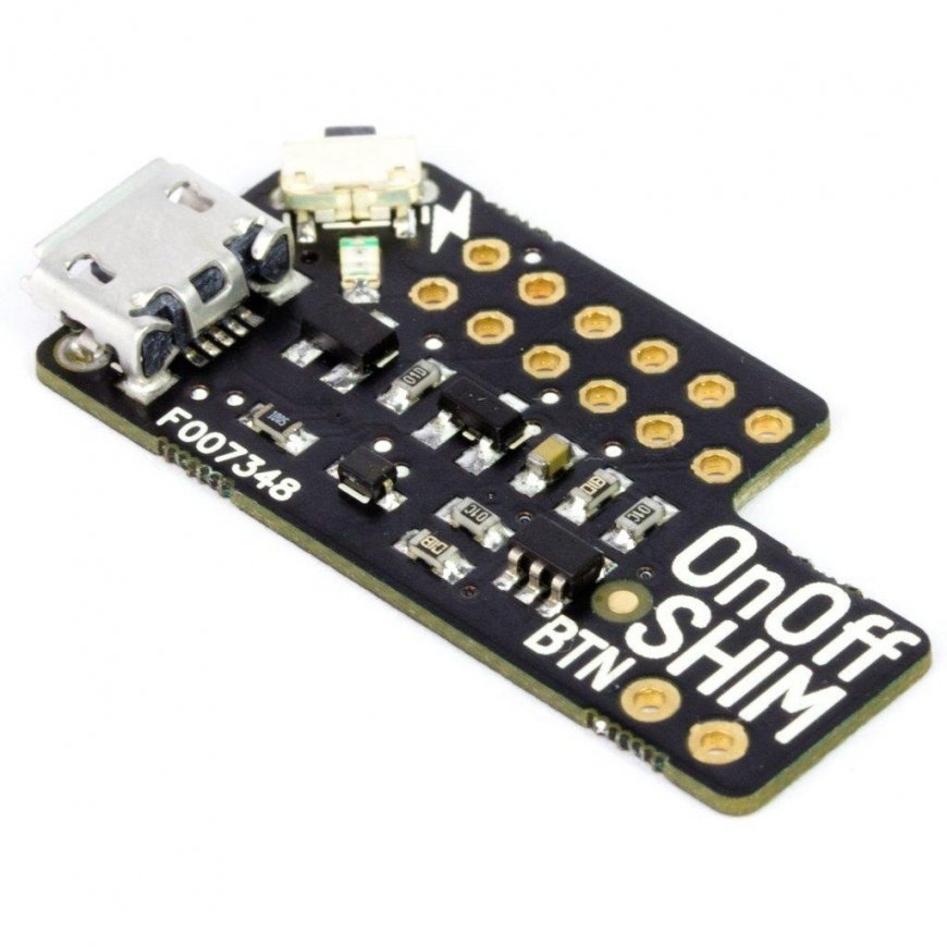 Pimoroni OnOff SHIM, on/off switch, Raspberry Pi accessory