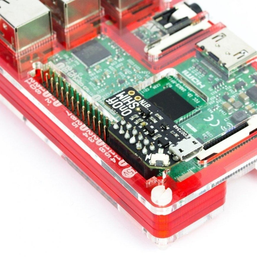 Pimoroni OnOff SHIM, on/off switch, Raspberry Pi accessory – 5