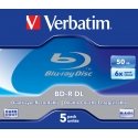 Verbatim 43748 lasīt/rakstīt blue-ray disks (BD) BD-R 50 GB 5 pcs