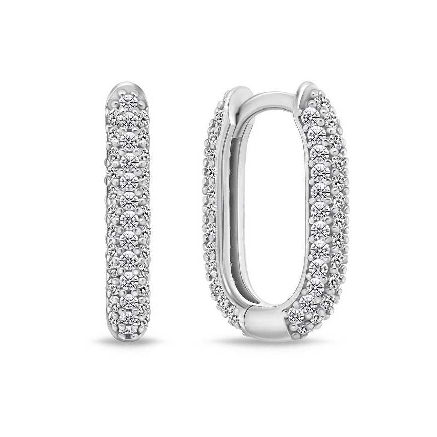 Brilio Silver Brilio Silver Unmissable silver earrings with zircons EA856W