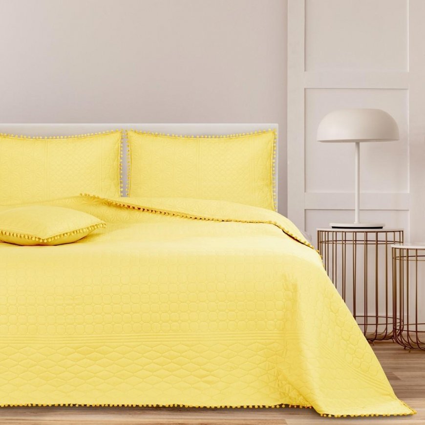AmeliaHome Bedspread HONEY 240x260 – 3