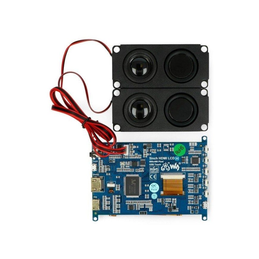 Kaiutin 5W 8Ω, 100x45x21mm, 2kpl, Waveshare 14595 – 5