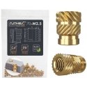 Ruthex M2.5 threaded insert – Rx-M2.5x5.7 - 70 pcs. Ruthex M2.5 threaded insert – Rx-M2.5x5.7 - 70 pcs.
