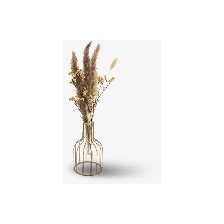 Atmosphera Vase on a stand with dried plants, height 40 cm – 2