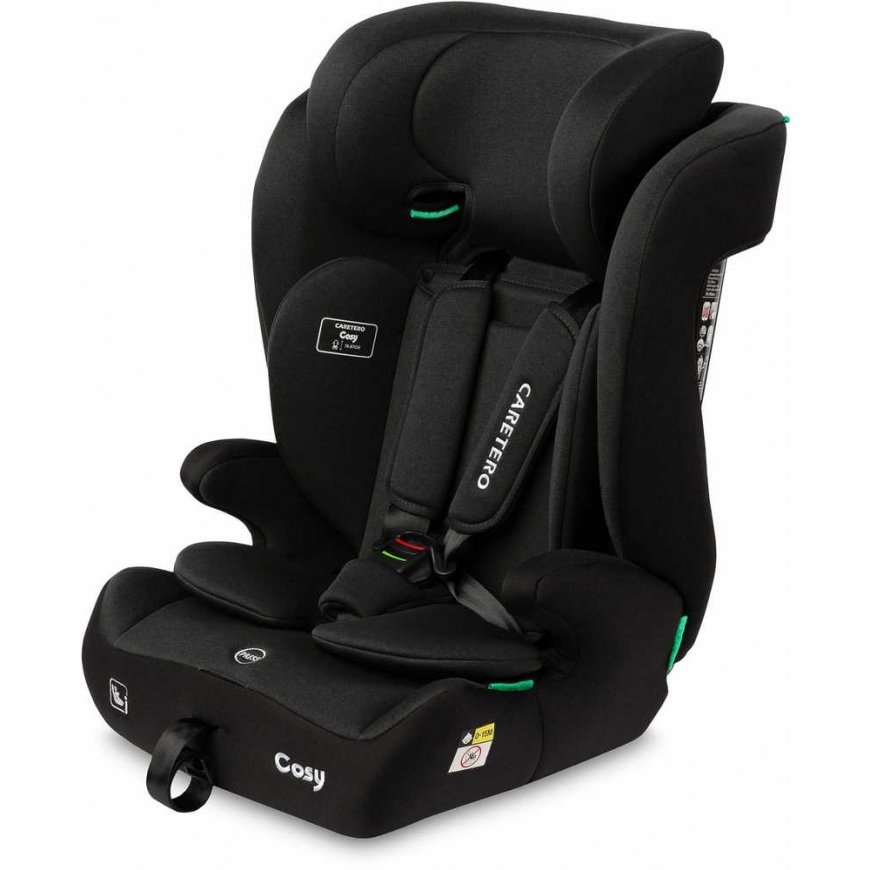 Caretero Cozy - turvaistuin 76-150 cm | Musta