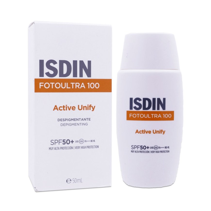 Isdin PHOTO ULTRA 100 ACTIVE UNIFY fuusioneste SPF50+ 50 ml
