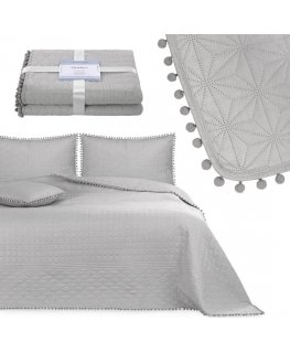 AmeliaHome Bedspread Silver 240x260