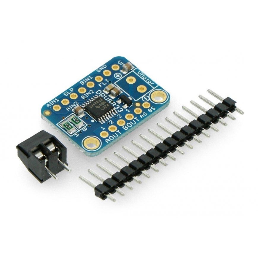 DRV8833 DC/Stepper Motor Controller Breakout Board, Adafruit 3297 – 4