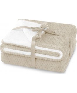 AmeliaHome Plaid SHLEEPY, 130X180 cm, color: beige