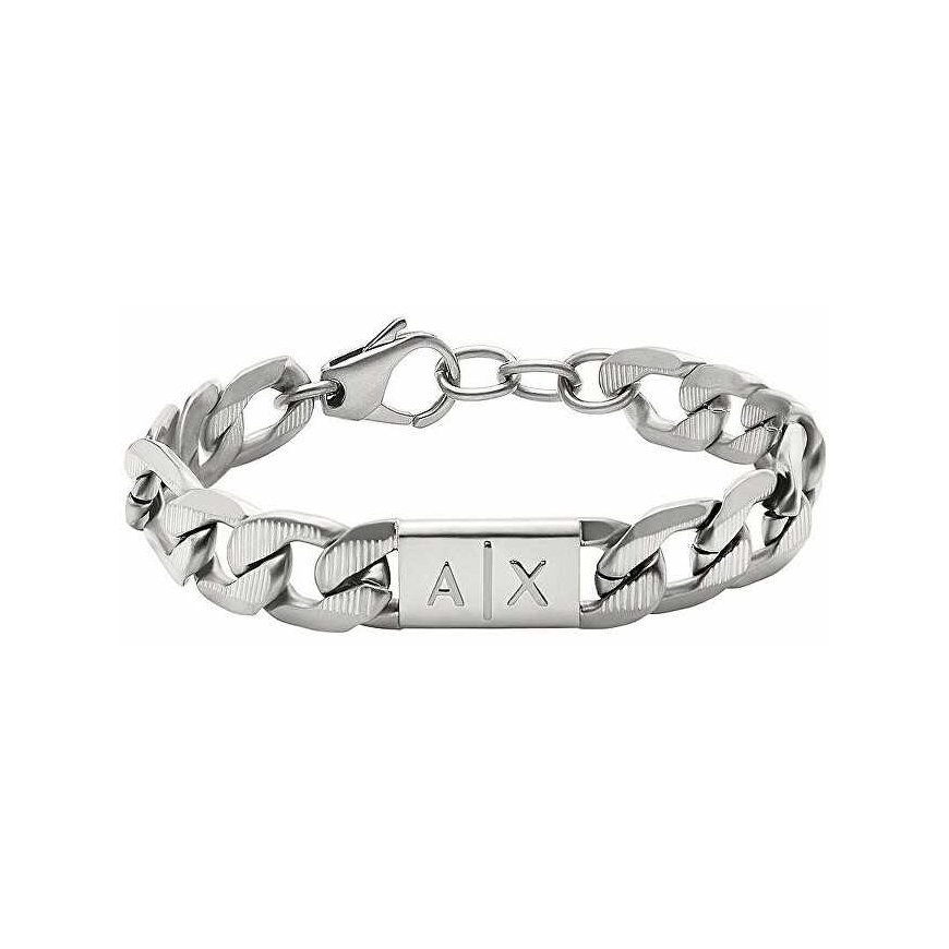 Armani ajaton miesten teräsrannekoru AXG0077040