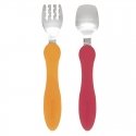 Karl Hausmann Cutlery EDISONmama MINI, from 12 months. Orange&CHERRY, KJ284 Karl Hausmann Cutlery EDISONmama MINI, from 12 months. Orange&CHERRY, KJ284